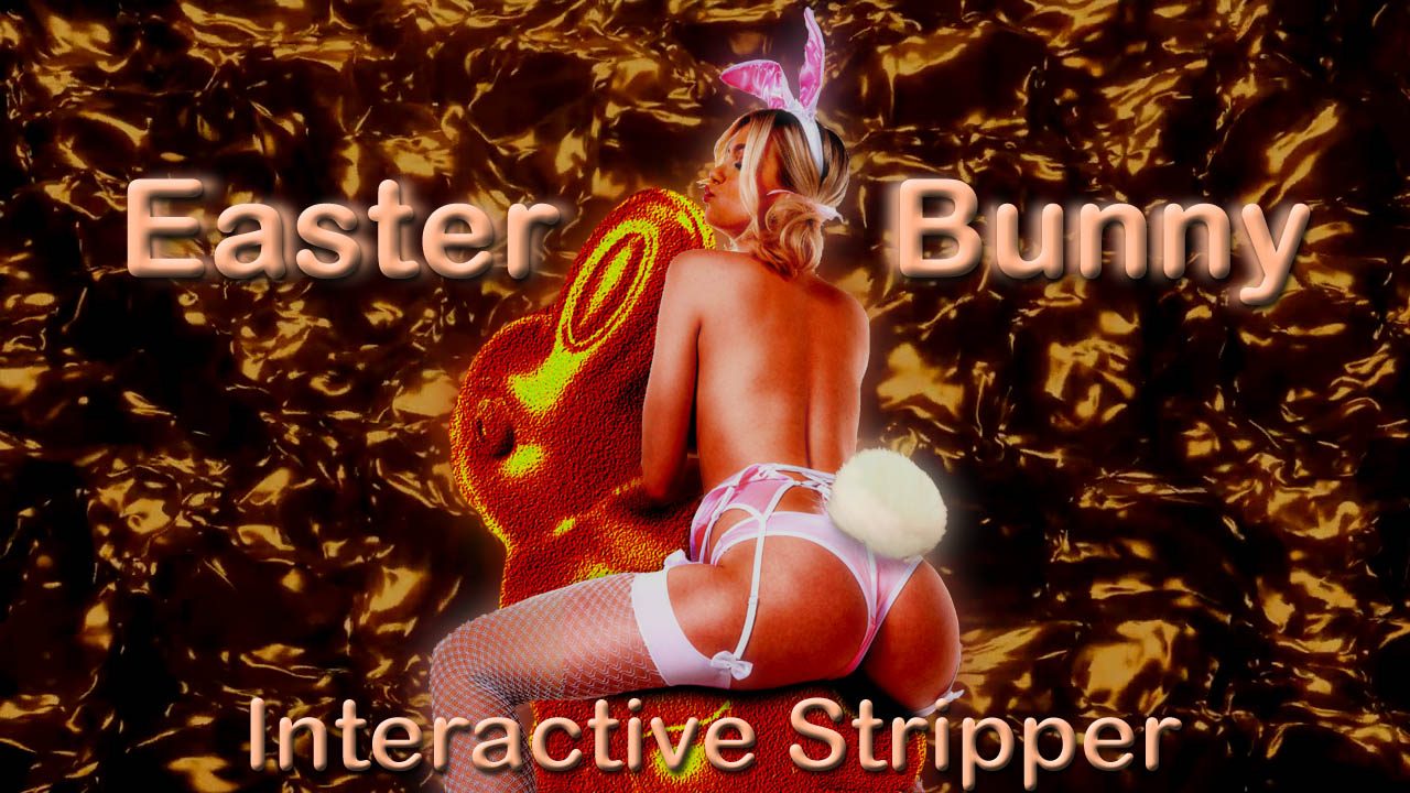 Interactive Stripper Easter Bunny